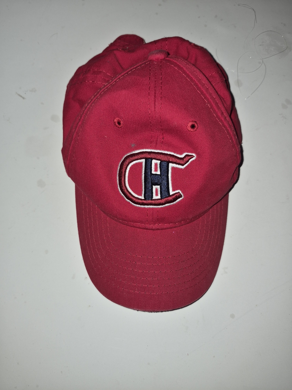 Montreal Canadiens NHL Youth Red Baseball Cap with Embroidered CH Logo